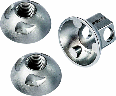 Pinhead Sold Axle Lock Nuts - 3/8-inch